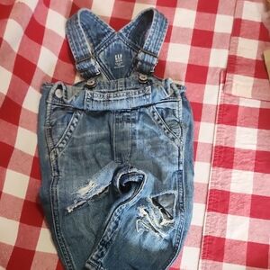Gap Blue Denim Overalls